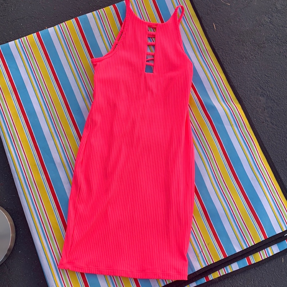 NWT VICTORIA SECRET HOT PINK DRESS